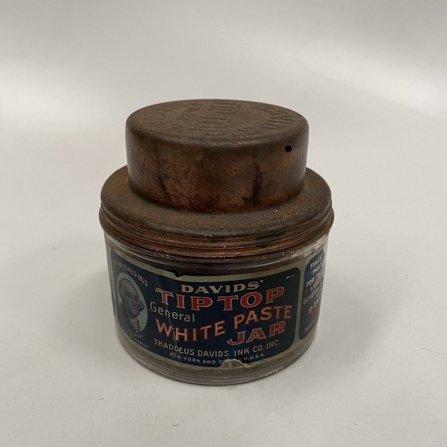 JAR, Vintage Packaging - Tip Top White Paste